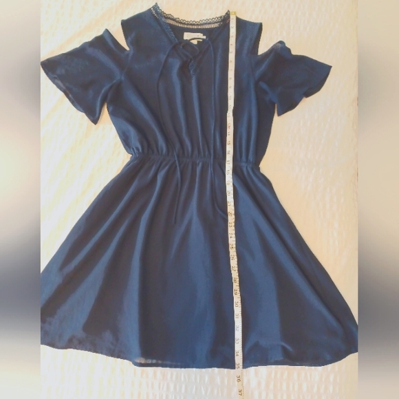 Navy Molly Bracken Dress - Size M - Picture 3 of 11